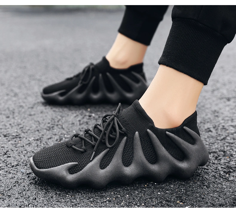 Wholesale Cheap Fashion Sneakers Net Cloth Sneakers Knit Children Walking Style Shoes Kids Sneakers