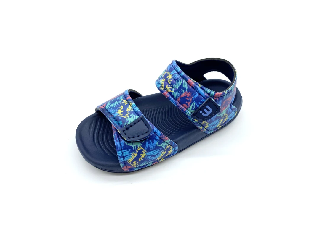 2022 New Development Kids′ Sandal with Digital Printing Design