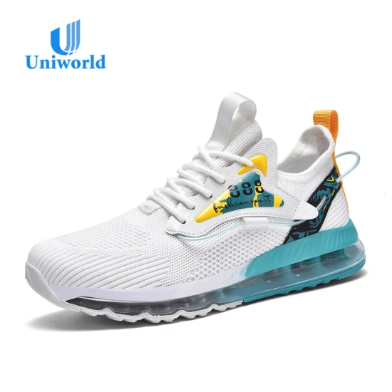 Uniworld 베트남 공장 도매 새로운 디자인 레이스 업 캐주얼 남성 실행 Chaussures 운동화 남성용 스포츠 신발